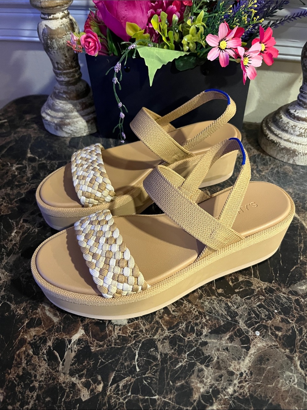 Last Call Rothy’s 
The Lighweight
Braided Wedge Sandals
Size 8 for Women - Picture 5 of 15
